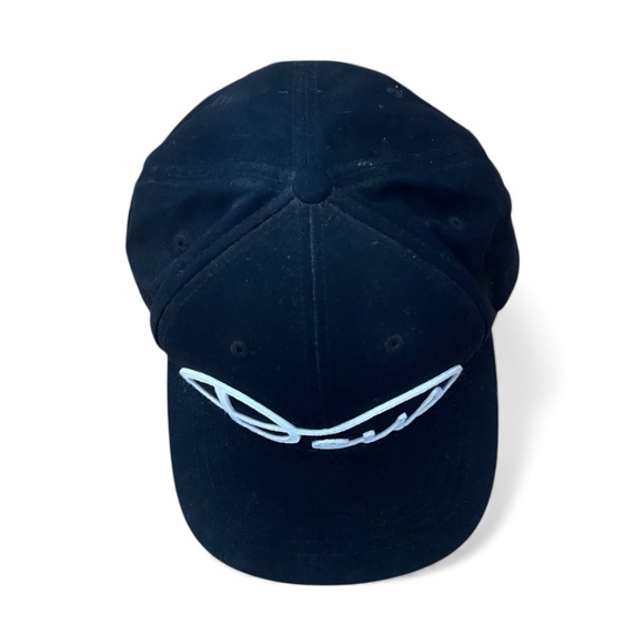 Deus Ex Machina Snapback Cap Black w/ White Script Logo - Picture 4 of 7